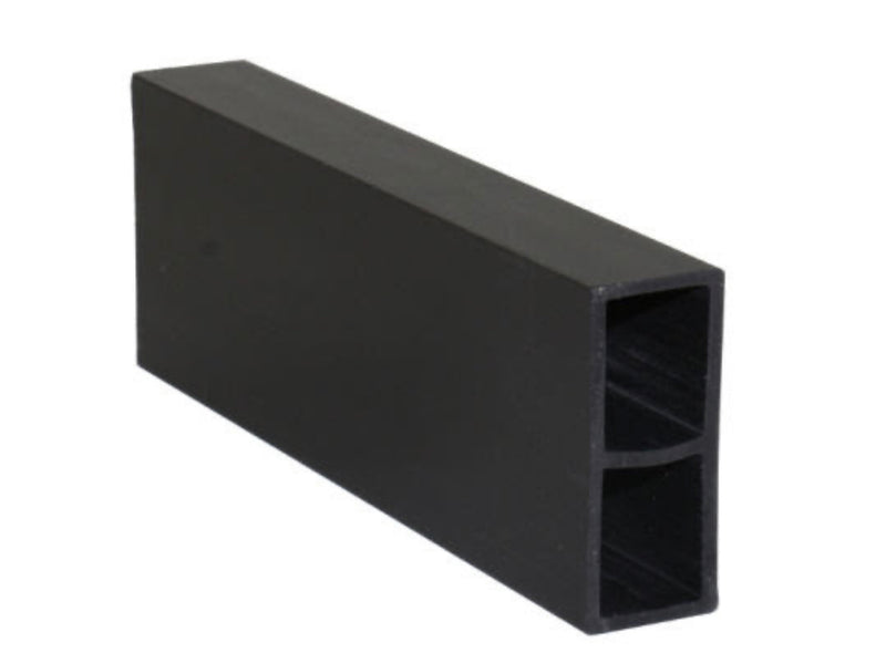 Matte black column 290cm x10 cm x 5 cm