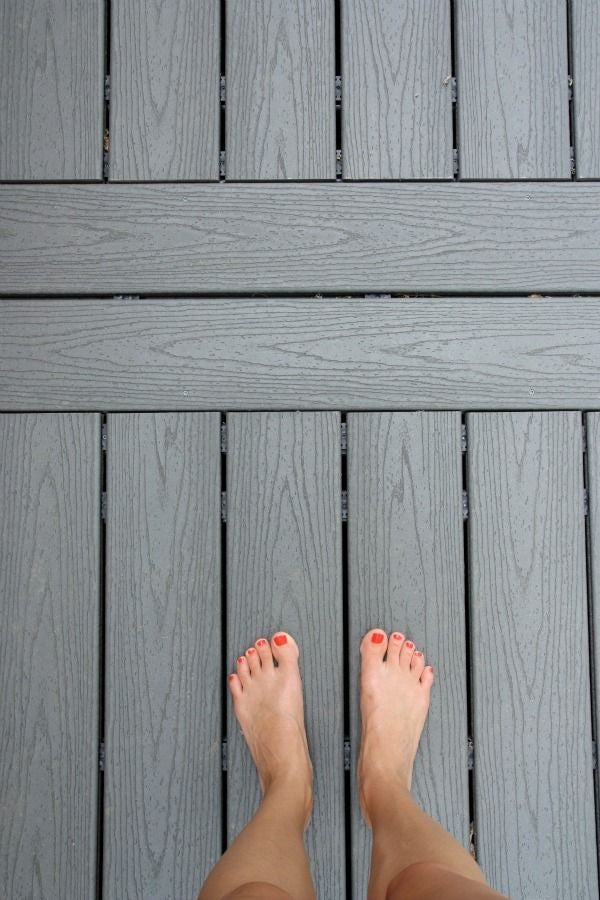 Composite decking matt black 290 cm x 14cm x2.5cm